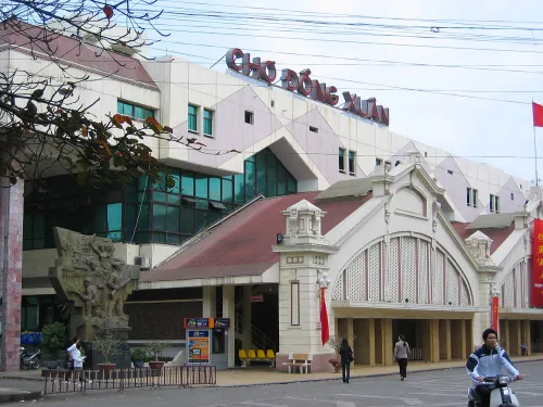 Chợ Đồng Xuân in Hanoi, Station 4 auf dem selbstgeführten Stadtrundgang