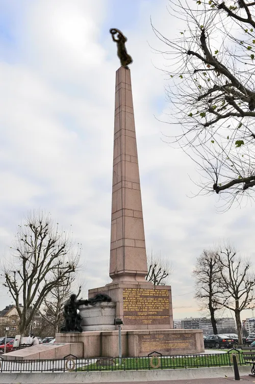 Gëlle Fra in Luxemburg (Stadt), Station 4 auf dem selbstgeführten Stadtrundgang