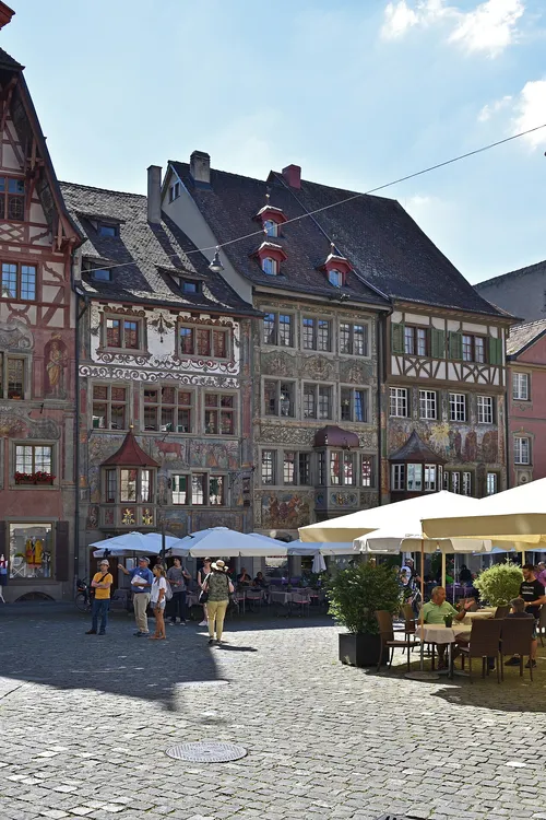 Rathausplatz in Stein am Rhein, stop 3 on the self-guided walking tour