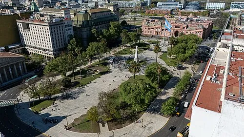 Plaza de Mayo in Buenos Aires, Station 8 auf dem selbstgeführten Stadtrundgang