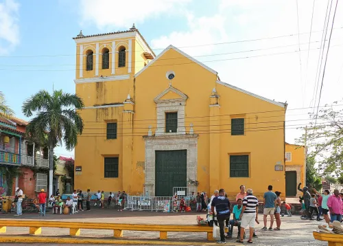 Plaza de la Trinidad (Getsemaní) in Cartagena de Indias, Station 11 auf dem selbstgeführten Stadtrundgang