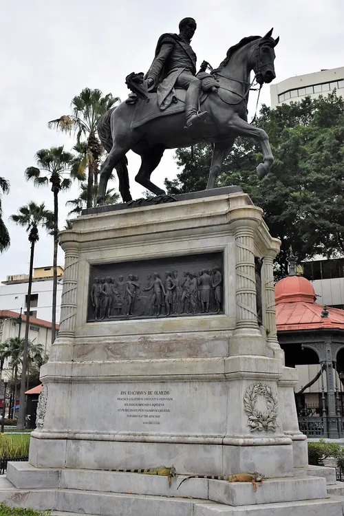 Parque Seminario in Guayaquil, Station 3 auf dem selbstgeführten Stadtrundgang
