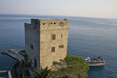 Torre Aurora in Monterosso al Mare, Station 3 auf dem selbstgeführten Stadtrundgang