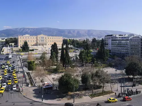 Syntagma Square in Athens, stop 12 on the self-guided walking tour