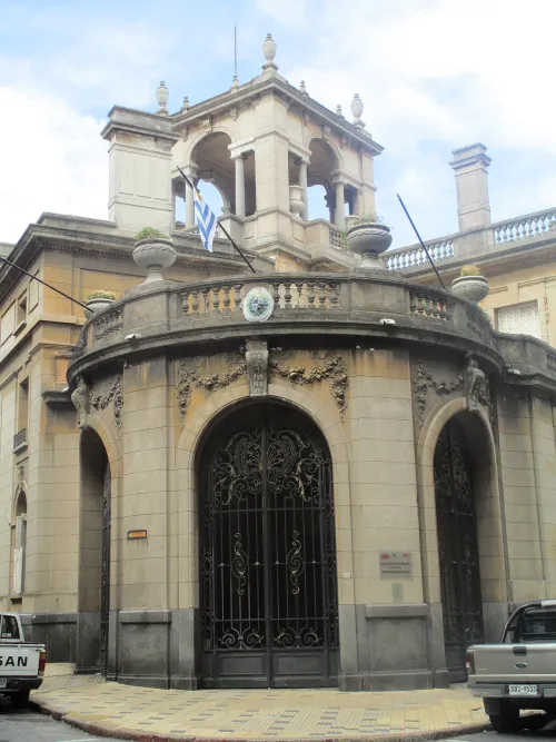 Palacio Taranco in Montevideo, stop 7 on the self-guided walking tour