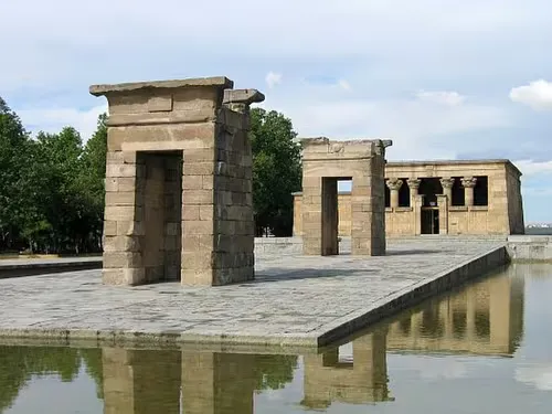 Tempel von Debod in Madrid, Station 4 auf dem selbstgeführten Stadtrundgang