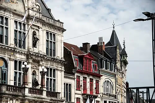 Sint-Baafsplein in Gent, Station 1 auf dem selbstgeführten Stadtrundgang