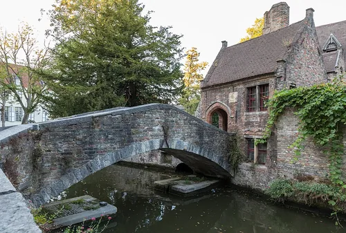 Bonifatius-Brücke in Brügge, Station 7 auf dem selbstgeführten Stadtrundgang