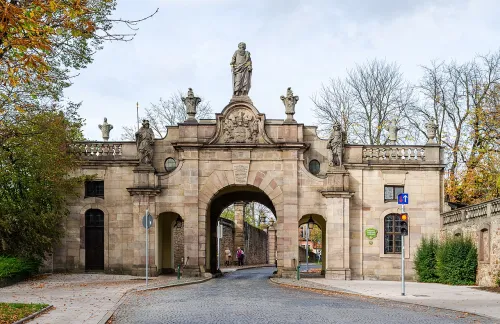 Paulustor in Fulda, Station 9 auf dem selbstgeführten Stadtrundgang