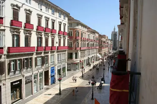Larios Street in Malaga, stop 4 on the self-guided walking tour