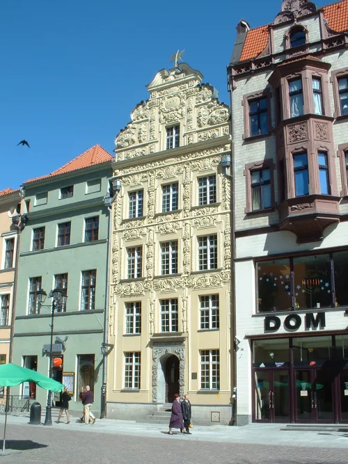 Haus unter dem Stern in Thorn, Station 4 auf dem selbstgeführten Stadtrundgang