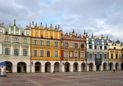 Armenische Häuser in Zamość, Station 2 auf dem selbstgeführten Stadtrundgang
