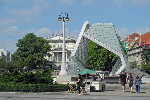 Freedom Square in Poznań, stop 8 on the self-guided walking tour