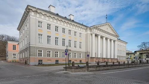 University of Tartu Main Building, stop 6 on the self-guided walking tour