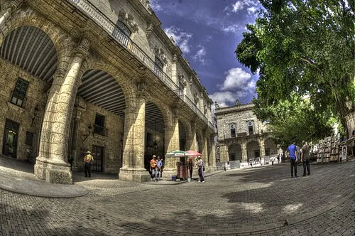Plaza de armas in Havanna, Station 6 auf dem selbstgeführten Stadtrundgang