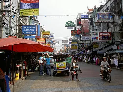 Khaosan Road in Bangkok, Station 2 auf dem selbstgeführten Stadtrundgang