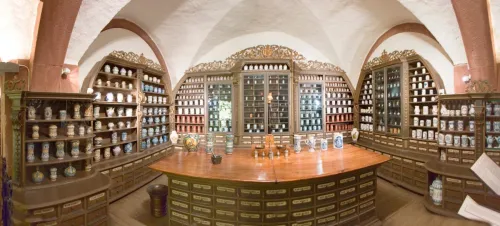 Deutsches Apotheken-Museum in Heidelberg, Station 9 auf dem selbstgeführten Stadtrundgang