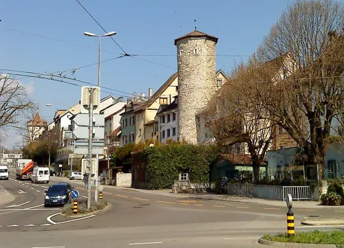 Diebsturm in Schaffhausen, Station 13 auf dem selbstgeführten Stadtrundgang