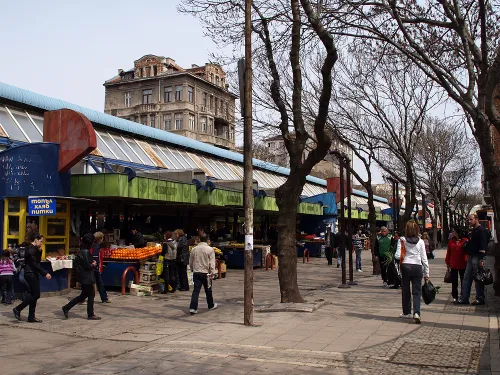 Zhenski Pazar in Sofia, stop 4 on the self-guided walking tour