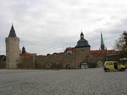 Stadtmauer Mühlhausen, Station 2 auf dem selbstgeführten Stadtrundgang