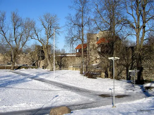 Krahviaed in Haapsalu, Station 2 auf dem selbstgeführten Stadtrundgang
