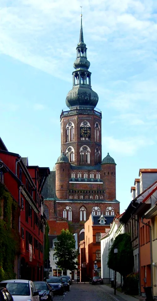 St. Nikolai Cathedral in Greifswald, stop 4 on the self-guided walking tour