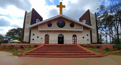 Catedral San Blas in Ciudad del Este, stop 1 on the self-guided walking tour