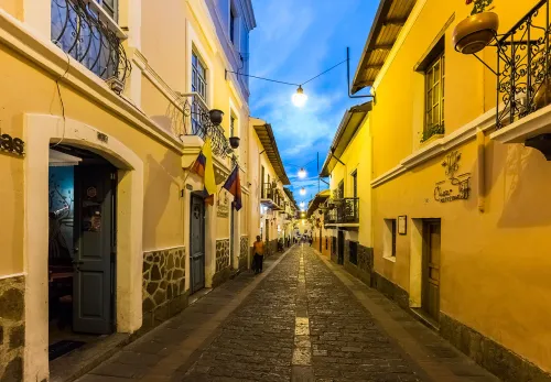 Calle de La Ronda in Quito, stop 12 on the self-guided walking tour