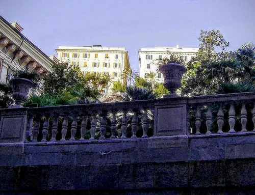 Spianata Castelletto in Genua, Station 3 auf dem selbstgeführten Stadtrundgang