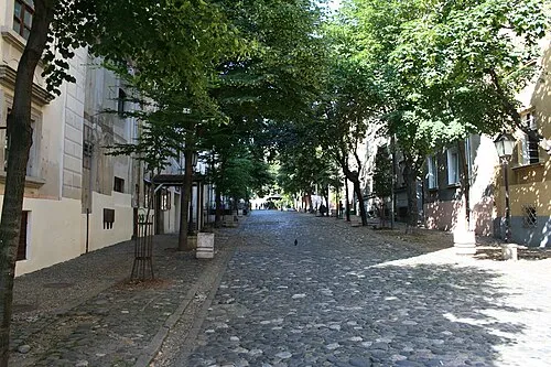 Skadarlija in Belgrade, stop 3 on the self-guided walking tour