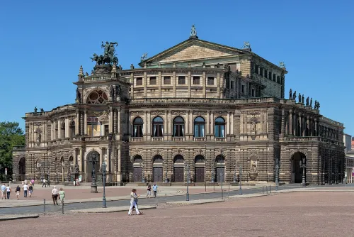 Semperoper in Dresden, Station 7 auf dem selbstgeführten Stadtrundgang