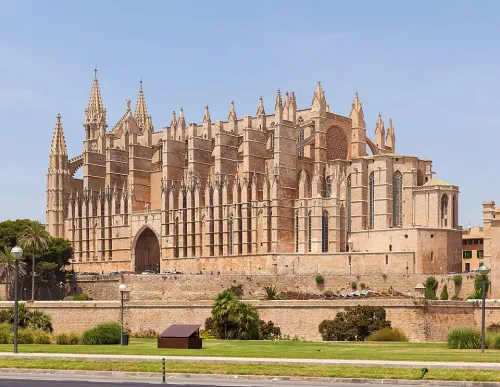 Palma Cathedral, stop 1 on the self-guided walking tour
