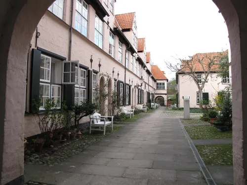 Füchtingshof in Lübeck, Station 3 auf dem selbstgeführten Stadtrundgang