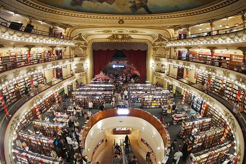 El Ateneo Grand Splendid in Buenos Aires, Station 1 auf dem selbstgeführten Stadtrundgang