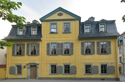 Schiller's Residence in Weimar, stop 2 on the self-guided walking tour