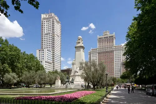 Plaza de España in Madrid, Station 3 auf dem selbstgeführten Stadtrundgang