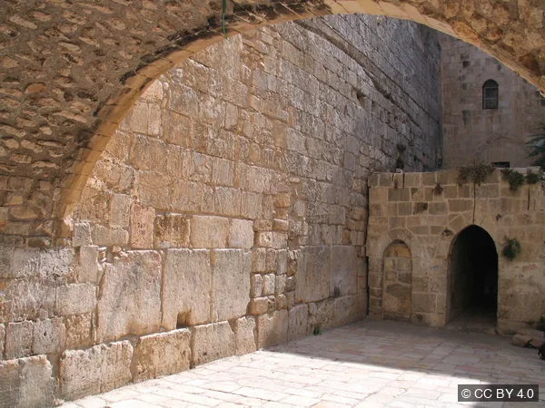 Little Western Wall in Jerusalem, stop 3 on the self-guided walking tour