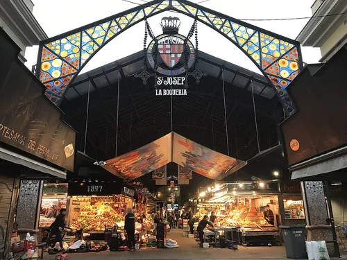 Mercat de la Boqueria in Barcelona, Station 12 auf dem selbstgeführten Stadtrundgang