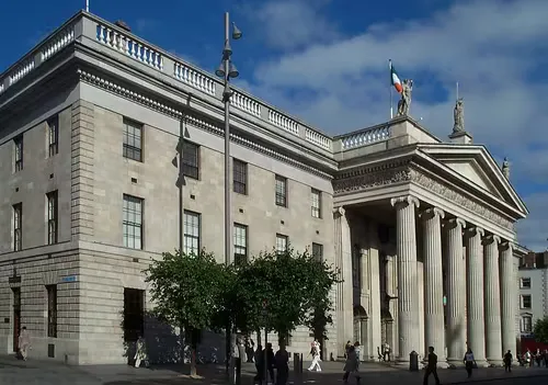 General Post Office in Dublin, Station 8 auf dem selbstgeführten Stadtrundgang
