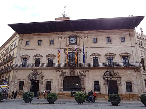 Plaça de Cort in Palma, stop 5 on the self-guided walking tour