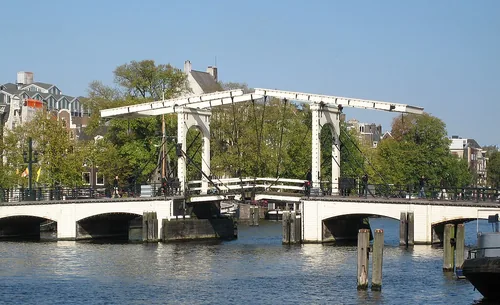 Magere Brug in Amsterdam, Station 13 auf dem selbstgeführten Stadtrundgang