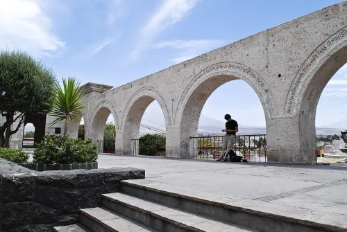 Mirador de Yanahuara in Arequipa, Station 3 auf dem selbstgeführten Stadtrundgang