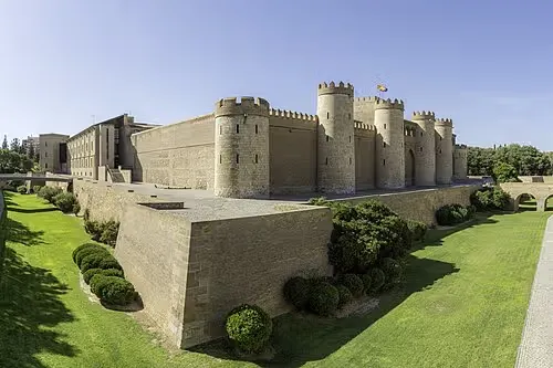 Aljafería in Saragossa, Station 1 auf dem selbstgeführten Stadtrundgang