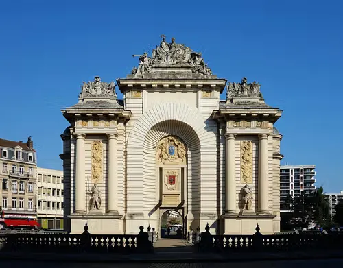 Porte de Paris in Lille, stop 4 on the self-guided walking tour