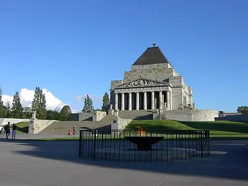 Shrine of Remembrance in Melbourne, Station 8 auf dem selbstgeführten Stadtrundgang