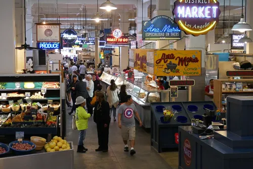 Grand Central Market in Los Angeles, stop 4 on the self-guided walking tour