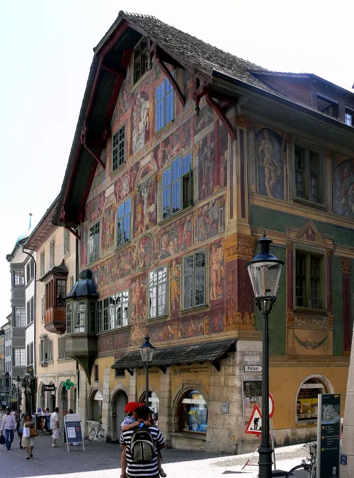 Haus zum Ritter in Schaffhausen, Station 12 auf dem selbstgeführten Stadtrundgang