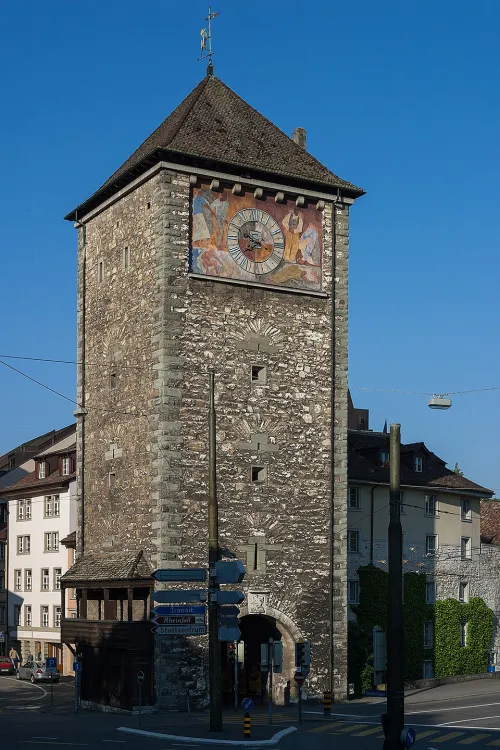 Schwabentor in Schaffhausen, Station 2 auf dem selbstgeführten Stadtrundgang