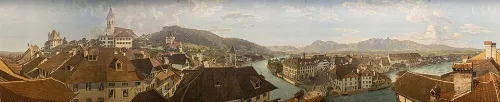 Thun-Panorama, Station 12 auf dem selbstgeführten Stadtrundgang