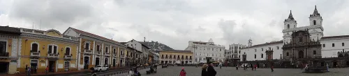 Plaza de San Francisco in Quito, stop 5 on the self-guided walking tour
